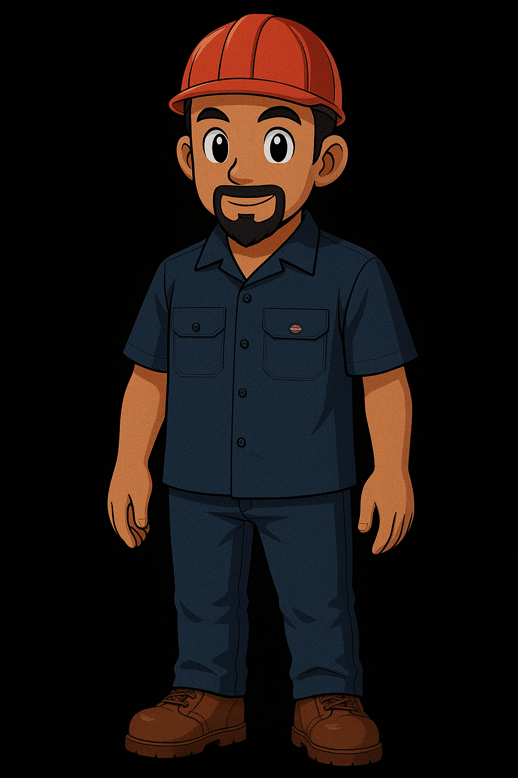 Construction service mascot